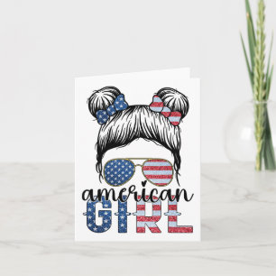 American Girl 4 juli rommelige knot Amerikaanse vl Kaart