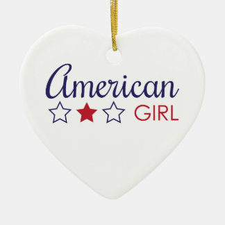 American Girl Stars Keramisch Ornament