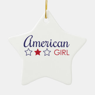 American Girl Stars Keramisch Ornament