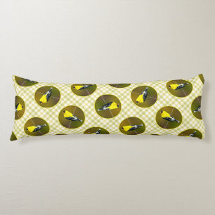 American Goldfinch Songbird Originele foto Lichaamskussen