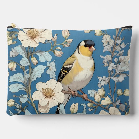 American Goldfinch William Morris Inspired Etui (Voorkant)