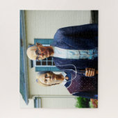 American Gothic Front Yard Jigsaw Puzzle (Vertical)