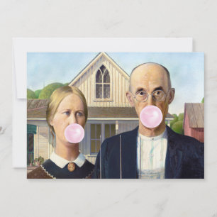 American Gothic Grant Wood Kaart