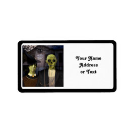 American Gothic Halloween Etiket