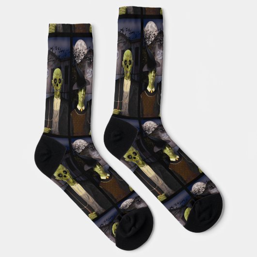 American Gothic Halloween Sokken (Rechts)