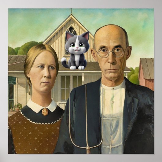 American Gothic —kunst Poster (Voorkant)