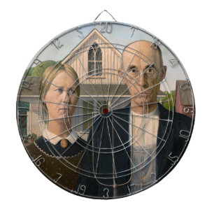 American Gothic: Landelijk leven Arme plattelandsb Dartbord