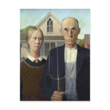 American Gothic Painting by Grant Wood