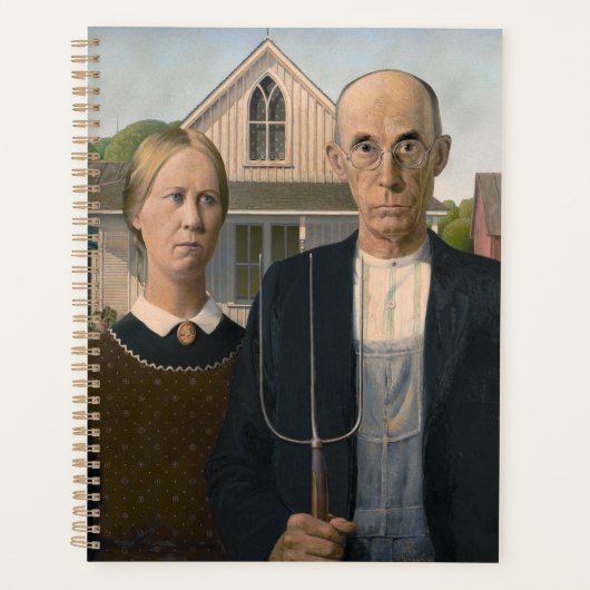 American Gothic : Vie rurale pauvre paysan (Devant)