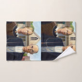 American gothique classique peinture Grant Wood (Serviette à main)