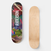 American Graffiti  Personalized Dragon skateboard (Recto)