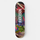 American Graffiti  Personalized Dragon skateboard (Recto)