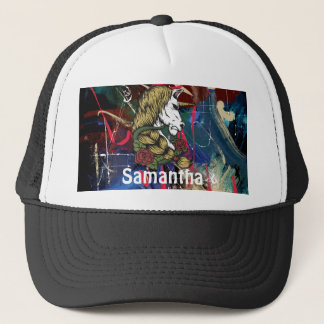 AMERICAN GRAFFITI WARRIOR Personalized Unicorn Trucker Pet