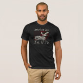 American Grit Est 1776 Patriotic Men's T-Shirt (Devant entier)