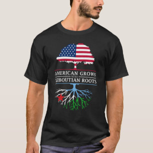 American Grown with Djiboutian    RootsDjibouti T-shirt
