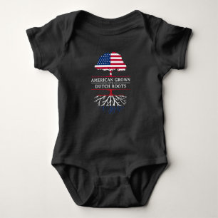 American Grown with Dutch    Roots Nederland Romper