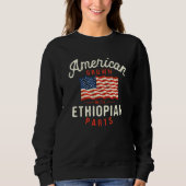American Grown with Ethiopian Parts Patriotic Nati Trui (Voorkant)