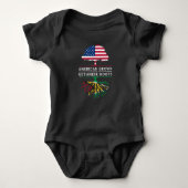 American Grown with Guyanese    RootsGuyana Design Romper (Voorkant)