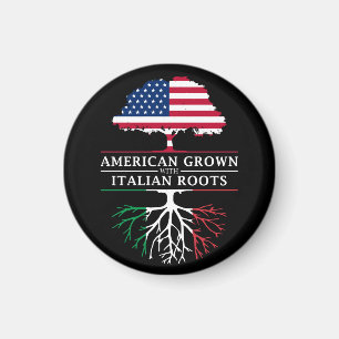 American Grown with Italiaanse    RootsItaly Desig Magneet