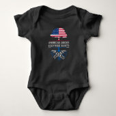 American Grown with Scottish    RootsScotland Romper (Voorkant)
