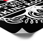 American Grown With Viking Roots Us Flag Tree Men  Poster (Hoek)