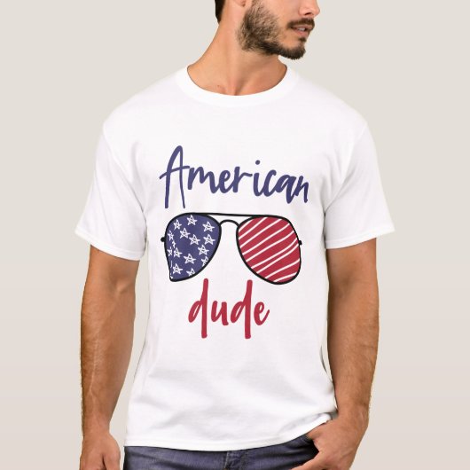 American Guy Patriotic T-shirt (Voorkant)