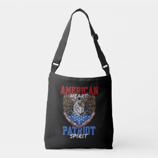"American Heart, Patriot Spirit" Crossbody Tas
