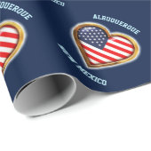 American Heart Wrapping Paper Cadeaupapier (Rol Hoek)
