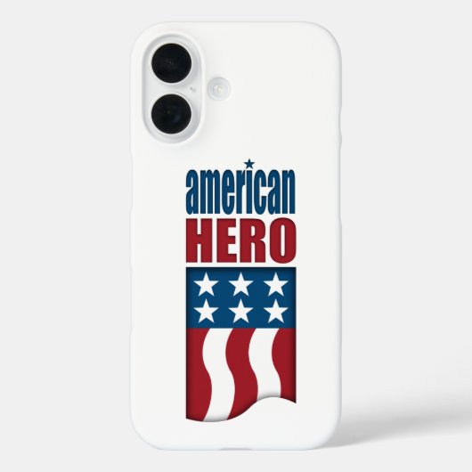 American Hero Case-Mate iPhone Case (Achterkant)