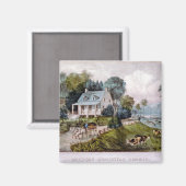 American Homestead Summer Magnet (Recto/Verso)