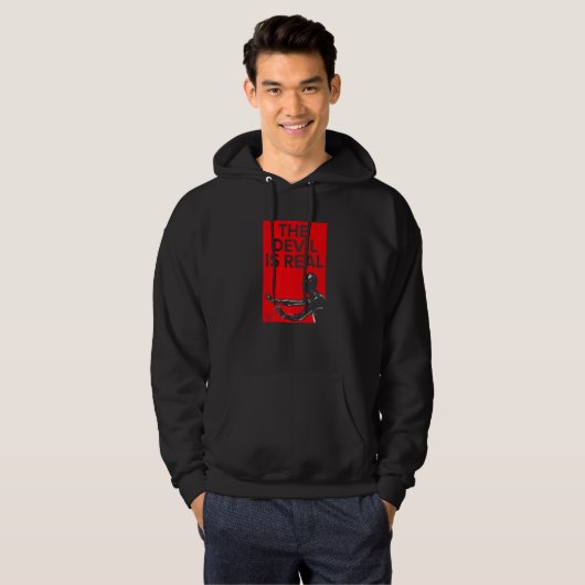 American Horror Hotel Devil Is Real   Hoodie (Voorkant volledig)