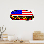 American Hot Dog Poster (Keuken)
