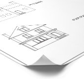 American House Typologies - Poster (Hoek)