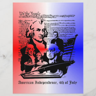 American Independence Day, 4 juli brochure