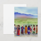 American Indian Celebration Note Cards Notitiekaartje (Voorkant / Achterkant)