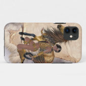 American Indian Princess and Horse Case-Mate iPhone Case (Achterkant (horizontaal))