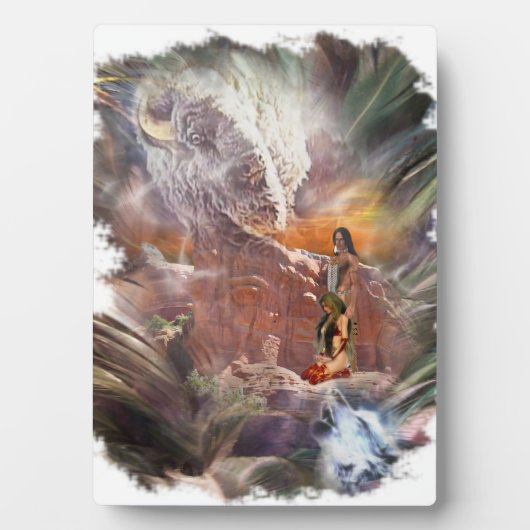 American Indian Wedding Night Vignette Fotoplaat (voorkant)