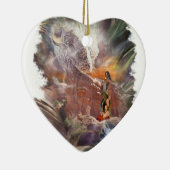 American Indian Wedding Night Vignette Keramisch Ornament (Rechts)