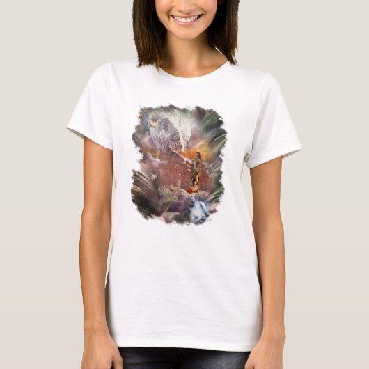 American Indian Wedding Night Vignette T-shirt (Voorkant)