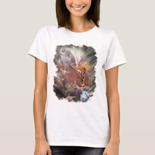 American Indian Wedding Night Vignette T-shirt (Voorkant)