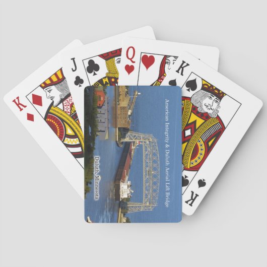 American Integrity Duluth jeu de cartes (dos)