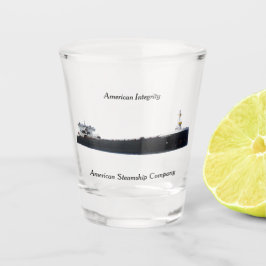 American Integrity shot glass Glas