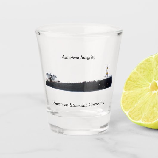 American Integrity shot glass Shot Glas (Voorkant)