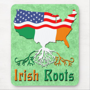 American Irish Roots Mousemat Muismat