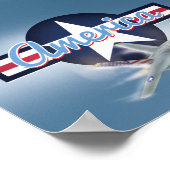 American Jet Fighter Poster (Hoek)