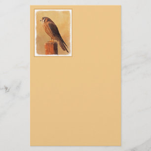 American Kestrel Painting - Original Bird Art Briefpapier