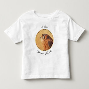 American Kestrel Painting - Original Bird Art Kinder Shirts
