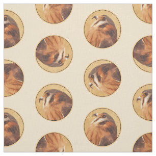 American Kestrel Schilderen Originele Wild Bird Ar Stof