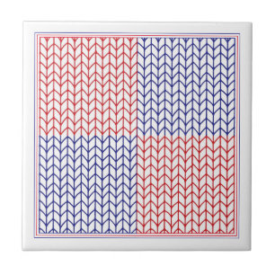 AMERICAN KNIT 4.25x4.25 Keramische tegel II Tegeltje