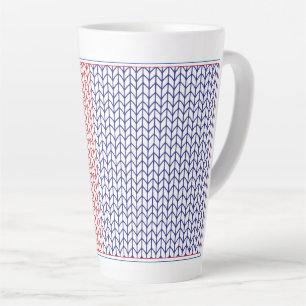 AMERICAN KNIT Hoge Latte Mok